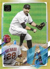 2021 Topps Update Gold Parallel 1068/2021 Jon Berti Marlins #US131